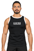 Ribbed Tank Top – Black