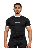 Compression Ringer Tee – Black